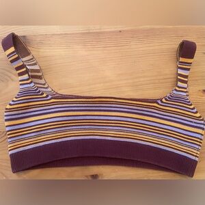 NAGNATA Organic Cotton
Striped Multicolor Bra Top Size ML